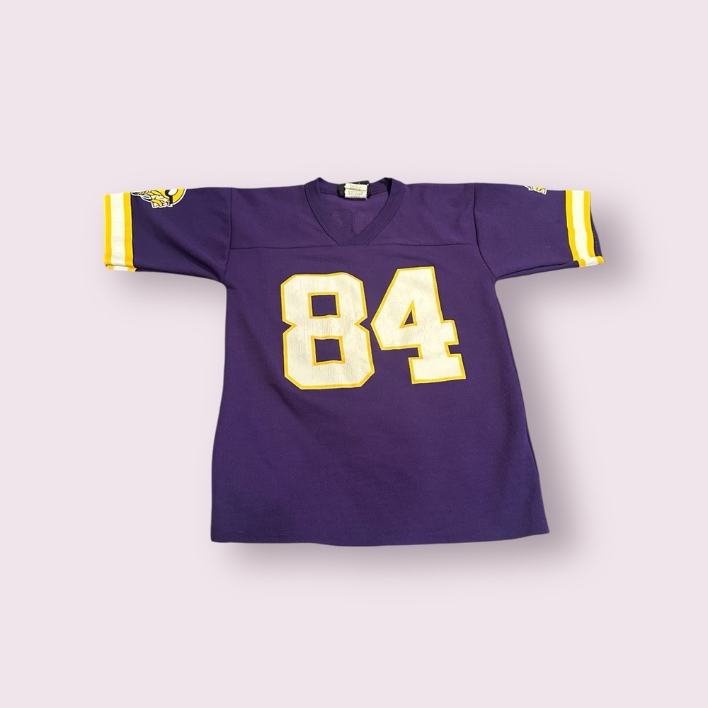 Vintage Logo Athletic Kids Minnesota Vikings Randy Moss #84 Jersey Size Med
